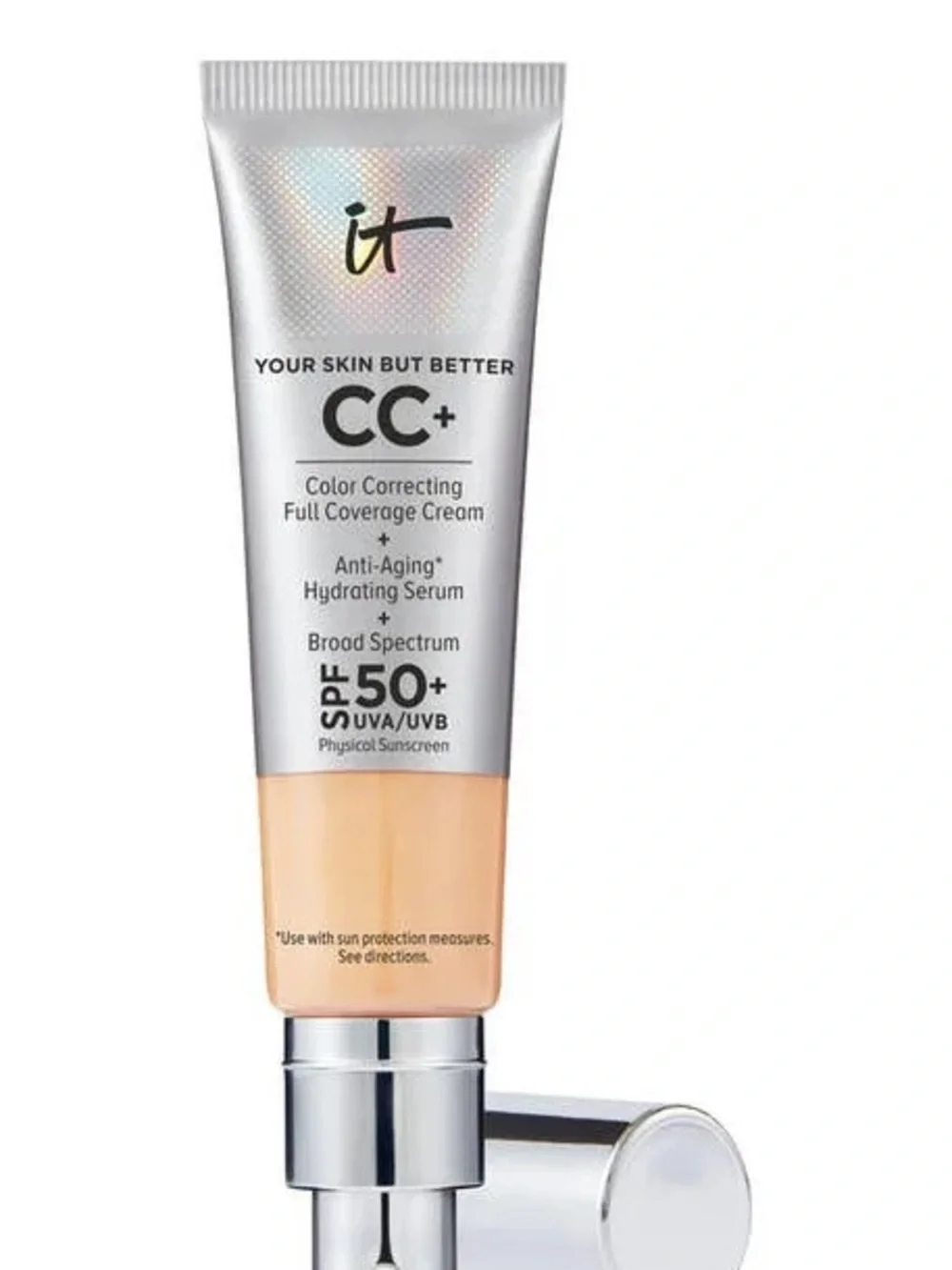 it cosmetics CC+ Color Correcting Full Coverage Cream - Light Neutral NIB